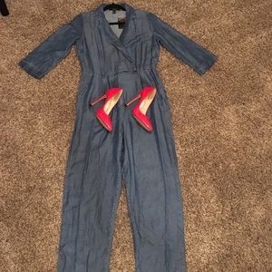 Faux denim Jumpsuit